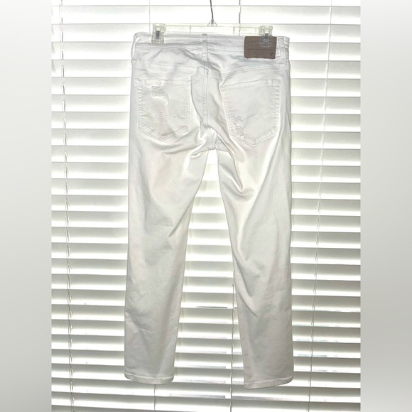 American Eagle Men’s White Distressed Jeans - Picture 2 of 6